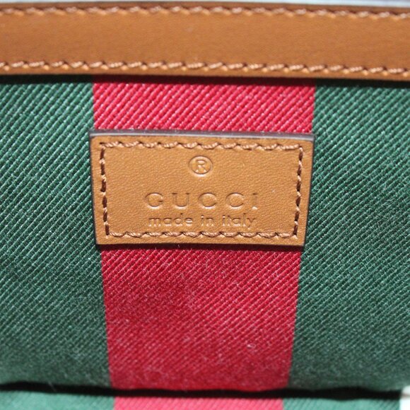 NWD Gucci GG Emblem Small Tote Bag in Beige & Dark Brown with Removable Straps - Picture 11 of 13